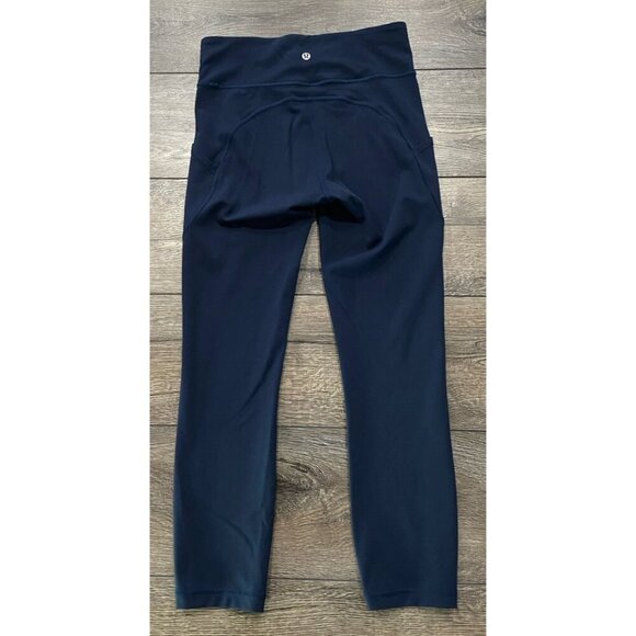 Lululemon Tight Stuff II Navy Blue Size 6 - Picture 2 of 5